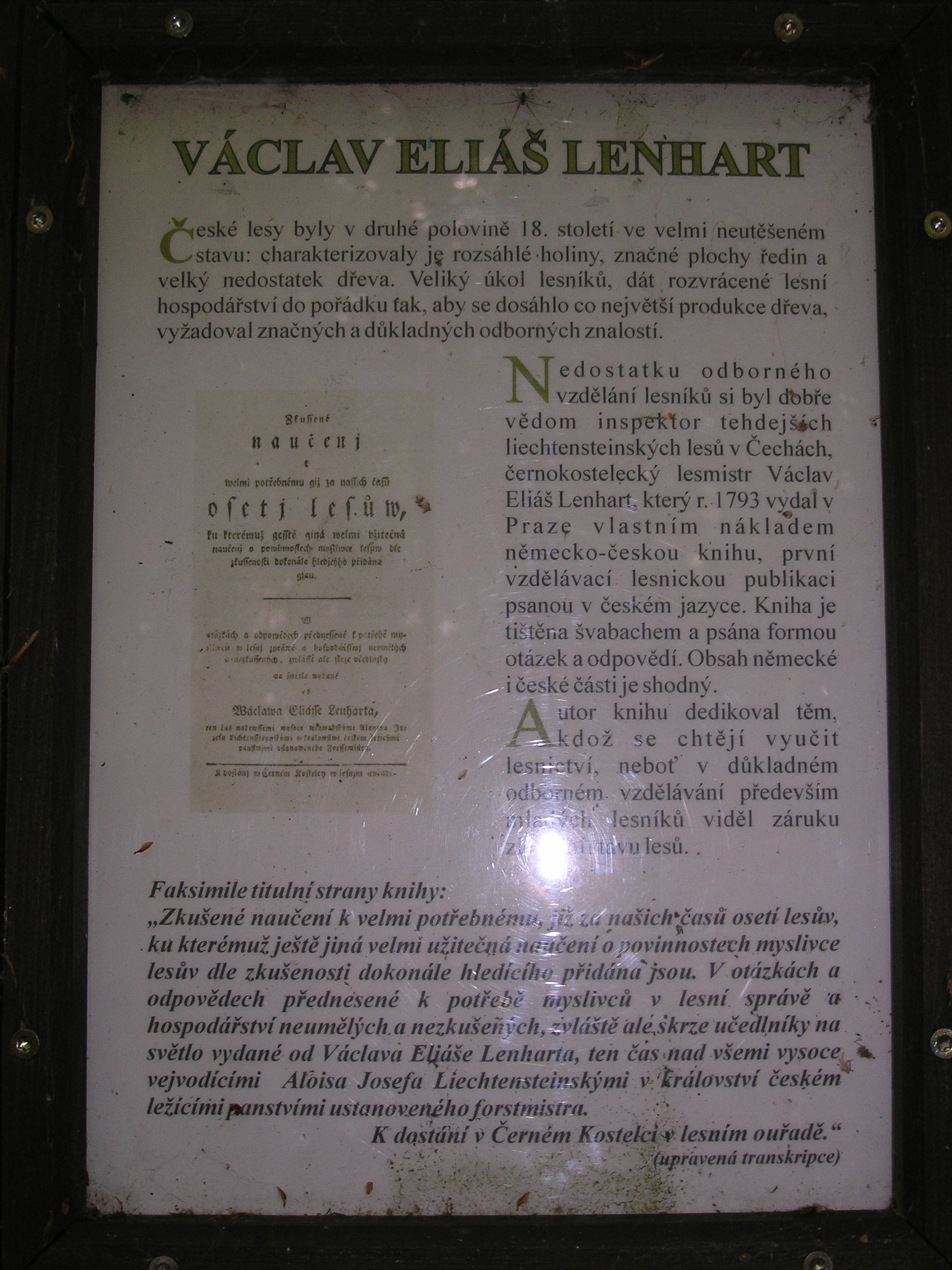 Informační cedulka